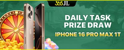 iPhone 16 Pro Max Daily Draw promotion banner